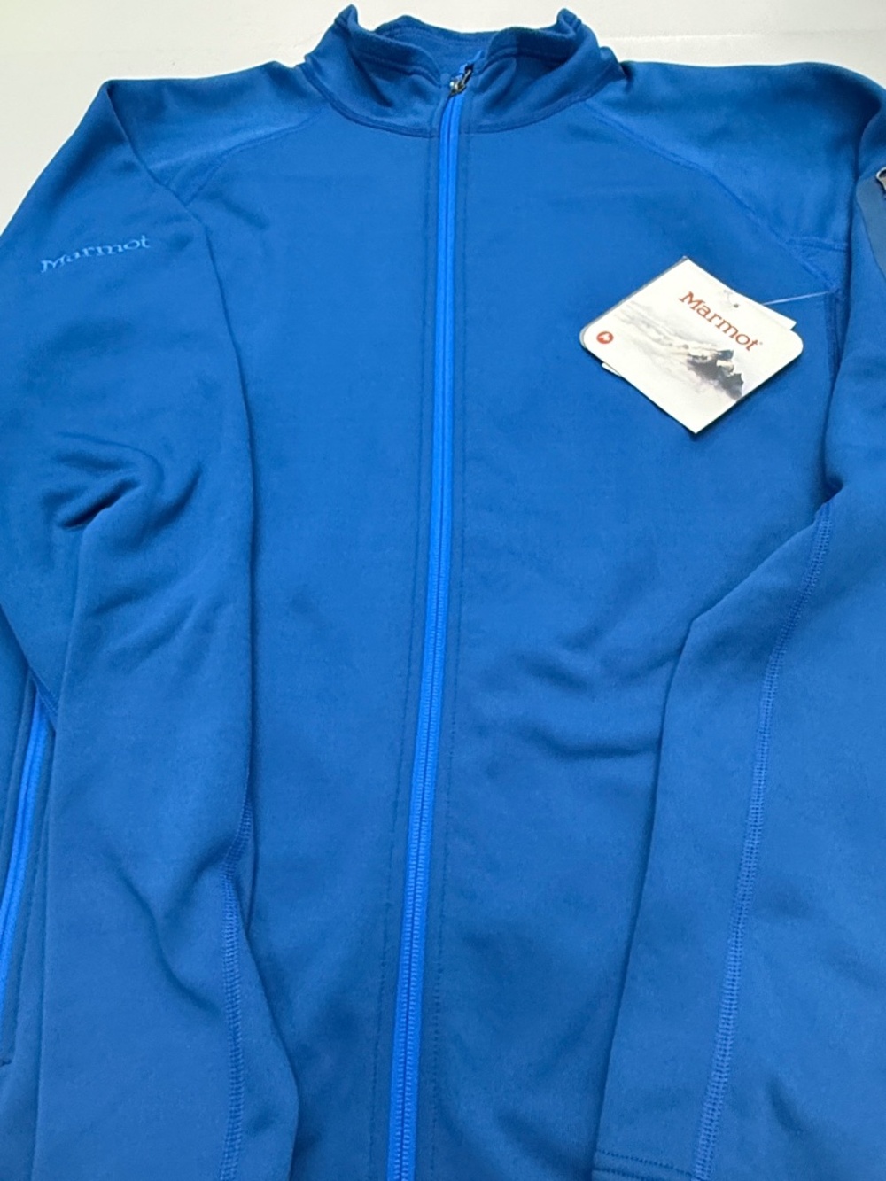 Marmot Men’s Blue stretch fleece jacket